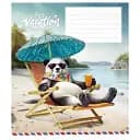 Зошит учнівський Школярик Cool vacation 018-3318K-2 в клітинку 18 аркушів