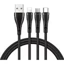 Кабель Mcdodo Mamba Series 3 в 1 Lightning + Micro USB + Type-C Cable 1,2 м CA-6960 Черный