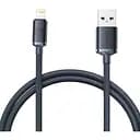 Кабель Baseus Crystal Shine Series Fast Charging Data Cable USB to iP 2.4 A 2 m Black (CAJY000101)