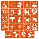 Набор трафаретов для био-тату A-simple_24_1