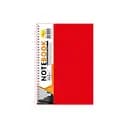 Блокнот А5 Б-БП5-60, 60 листов, пружина сбоку Красный