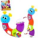 Игра для малышей Гусеница PLT5432, 16 см, погремушка, подвижные детали, трещотка, прорезыватель, пищалка