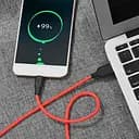 Кабель Hoco X21 USB для Type-C 1 м чорний, червоний