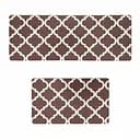 Коврики кухонные набор Lovely Svi 2 шт: 44x74 x1 см и 44 x119 x1см Коричневый