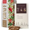 Набор: чай зеленый Graff Sparkling Strawberry с ароматом клубники и базилика 20 шт. x 1,5 г + шоколад Львівська Майстерня Шоколаду молочный с соленой карамелью и печеньем 78 г