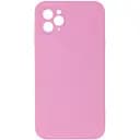 Чохол Epik Silicone Case Square Full Camera Protective AA NOLOGO для Apple iPhone 11 Pro Max 6.5 Рожевий/Light pink