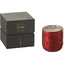 Свеча J-line ароматическая в стеклянной вазе красного цвета аромат восточный ванильный время горения 40 часов Бельгия (35618)