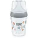 Пляшечка для годування Nuk Perfect Match з індикатором температури, з соскою з силікону з отвором S 150 мл гілка (3954132)