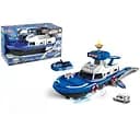 Корабль 660 A-246 парковка, звук, подсветка, инерция, масштаб 1:64 в коробке синий