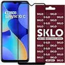 Захисне скло SKLO 3D для Tecno Spark 10C Чорний