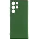 Чехол Silicone Cover Lakshmi Full Camera (AA) для Samsung Galaxy S25 Ultra Зеленый / Dark green