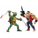 Набір фігурок TMNT Черепашки-ніндзя класичні Мікеланджело проти Бібоп, 15 см (81277)