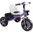 Дитячий триколісний велосипед Best Trike BS-27102 з фарою та кошиком фіолетовий