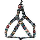 Шлея для собак BronzeDog Urban Гуцульский ментол M 45-56 см