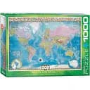 Пазл EuroGraphics Карта мира, 1000 элементов (6000-0557)