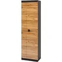 Шафа розпашна Еверест Соната-600 венге темний/дуб крафт золотий (EVR-2308)