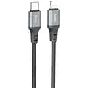 Кабель Hoco X92 Honest PD silicone charging data cable for Lightning 3 м Чорний