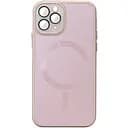 Чехол Epik TPU+Glass Sapphire Midnight with MagSafe для Apple iPhone 13 Pro Max 6.7 Розовый/Pink Sand