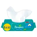 Набор детские влажные салфетки Pampers Fresh Clean 312 шт. (6 уп. по 52 шт.)