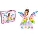 Крылья карнавальные перламутровые 813-94, мелодия, подсветка, движение крыльями