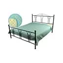 Покривало Руно Ромб, з ультрозвуковою стібкою, 240х212 см, блакитний (329.52У_БМ ромб)