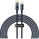 Кабель Baseus Explorer with Auto Shutdown USB-C to USB-C 100w 2m Deepsea Blue (P10319704321-01) [152044]