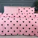 Комплект постельного белья Mirson Ranforce Elite Hearts & Grid 220х240 см (2200011633275)