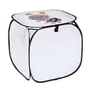 Кошик для іграшок С 36585, складний 45х46 см, білий з малюнком бджоли