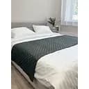 Доріжка на ліжко Ecotton полістан Nid Grey 70х230 см (25181)