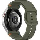 Ремешок для Samsung Galaxy Watch 5 Pro 45mm - темно-зеленый ширина крепления 20мм силикон Watchbands Seven Pro (W49-2WB13662650)