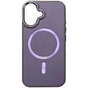 Шкіряний чохол Epik SnapCase with MagSafe для Apple iPhone 16, 6.1 Dark Purple