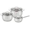 Набір посуду Ardesto Gemini Liguria 6 предметів нержавіюча сталь (AR1906LG)