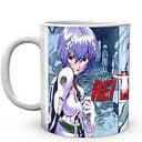 Кухоль GeekLand Evangelion Євангеліон grey face EV 02.15 330 мл білий