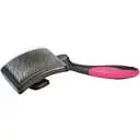 Пуходерка для кішок і собак Croci Vanity самоочищається велика 11х20 см рожева (C6067424)