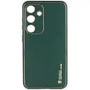 Шкіряний чохол Epik Xshield для Samsung Galaxy S24 Зелений / Army Green