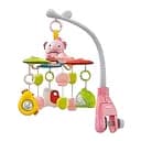 Карусель для кроватки YD 750-28 с Bluetooth и подсветкой, музыка, оборот, пульт розовый