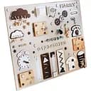 Развивающая игрушка Temple Group Бизиборд 70х60 см коричневый (TG1000012)