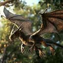 Деревянный фигурный пазл Дракон, А2, Деревянная коробка 300+ элементов