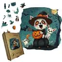 Пазл деревянный Таинственный Дракон, А3, Деревянная коробка 200 элементов