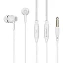 Навушники Celebrat g25 провідні внутрішньоканальні з мікрофоном білі