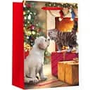 Пакет подарочный Malevaro Large Xmas Dog дизайн 2 бумажный 26x12.7x32.4 см (760219ML-2)