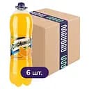 Упаковка напою Соковинка Апельсин сильногазований 12 л (2 л х 6 шт.)