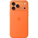 Чехол Silicone Case with Button, Animation & MagSafe для Apple iPhone 17 Pro Max Orange AAA (153248)