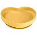 Тарілка Canpol babies Серце, силіконова, жовта (80/309_yel)