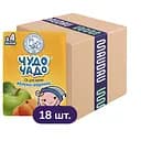 Упаковка соку Чудо-чадо Яблучно-абрикосовий з м'якоттю 3.6 л (200 мл х 18 шт.)