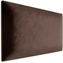 Стінова панель, оксамитове узголів'я ліжка, коричнева 30*40*4 см