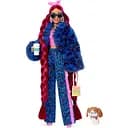 Кукла Barbie Экстра в синем леопардовом костюме (HHN09)