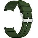 Ремінець для Samsung Galaxy Watch 4 40mm - темно-зелений ширина кріплення 20мм силікон Watchbands Galaxy Classic (W43-7WB61805653)