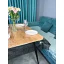 Скатерть силиконовая с черной стразовой лентой двойной 230х130 см