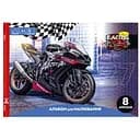 Альбом для малювання Апельсин Racing A4 з перфорацією 8 аркушів (АП-0301-5)